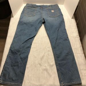 Carhartt Men’s Jeans Denim Sz 38x32 Straight Fit Blue Dark Wash